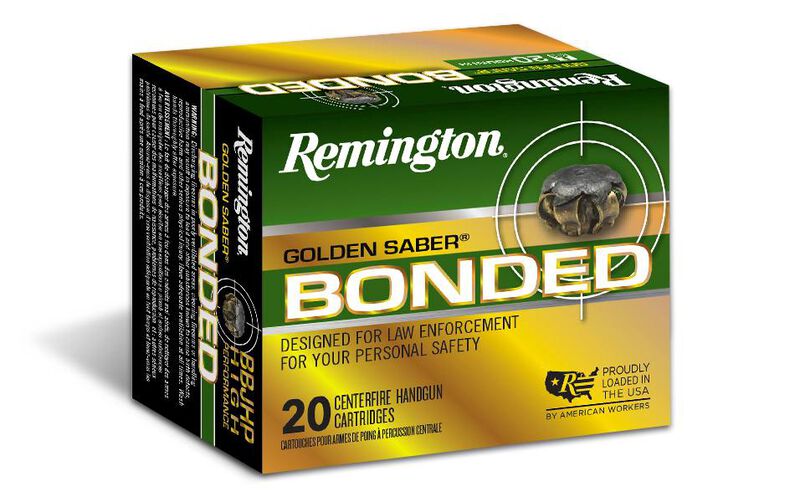 Golden Saber Bonded, 357 Sig, 125 Grain, Bonded Brass Jacketed Hollow Point, 1350 fps